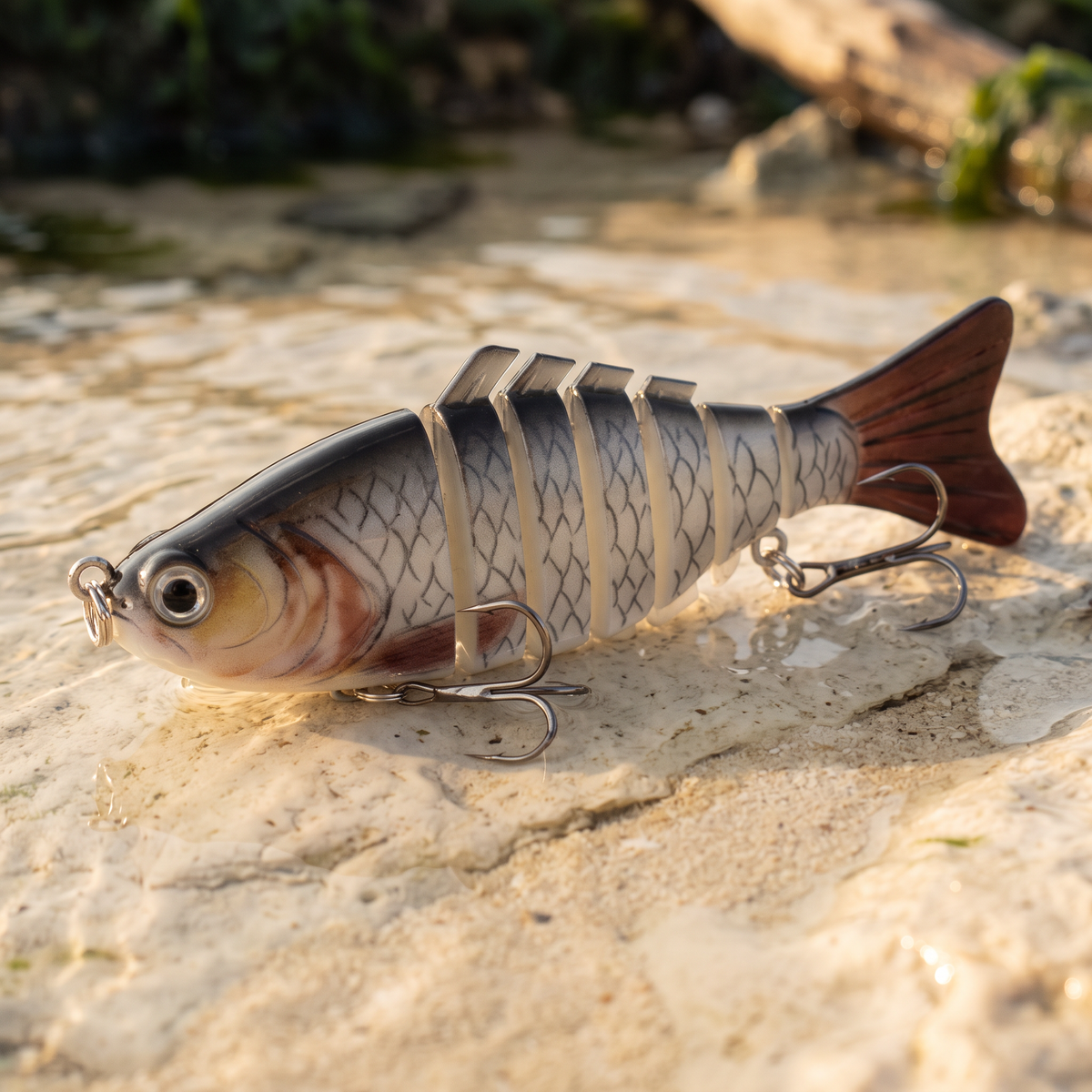 7-Segment Fishing Lure – Multi-Jointed Swimbait for Bass Fishing
