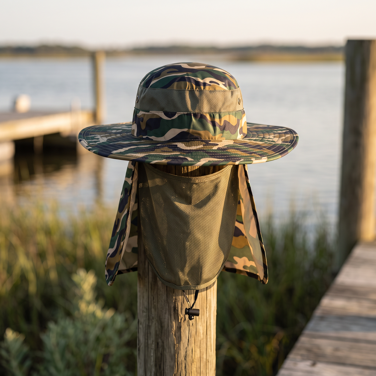 Fishing Sun Hat – Wide Brim UV Protection Hat with Face Cover