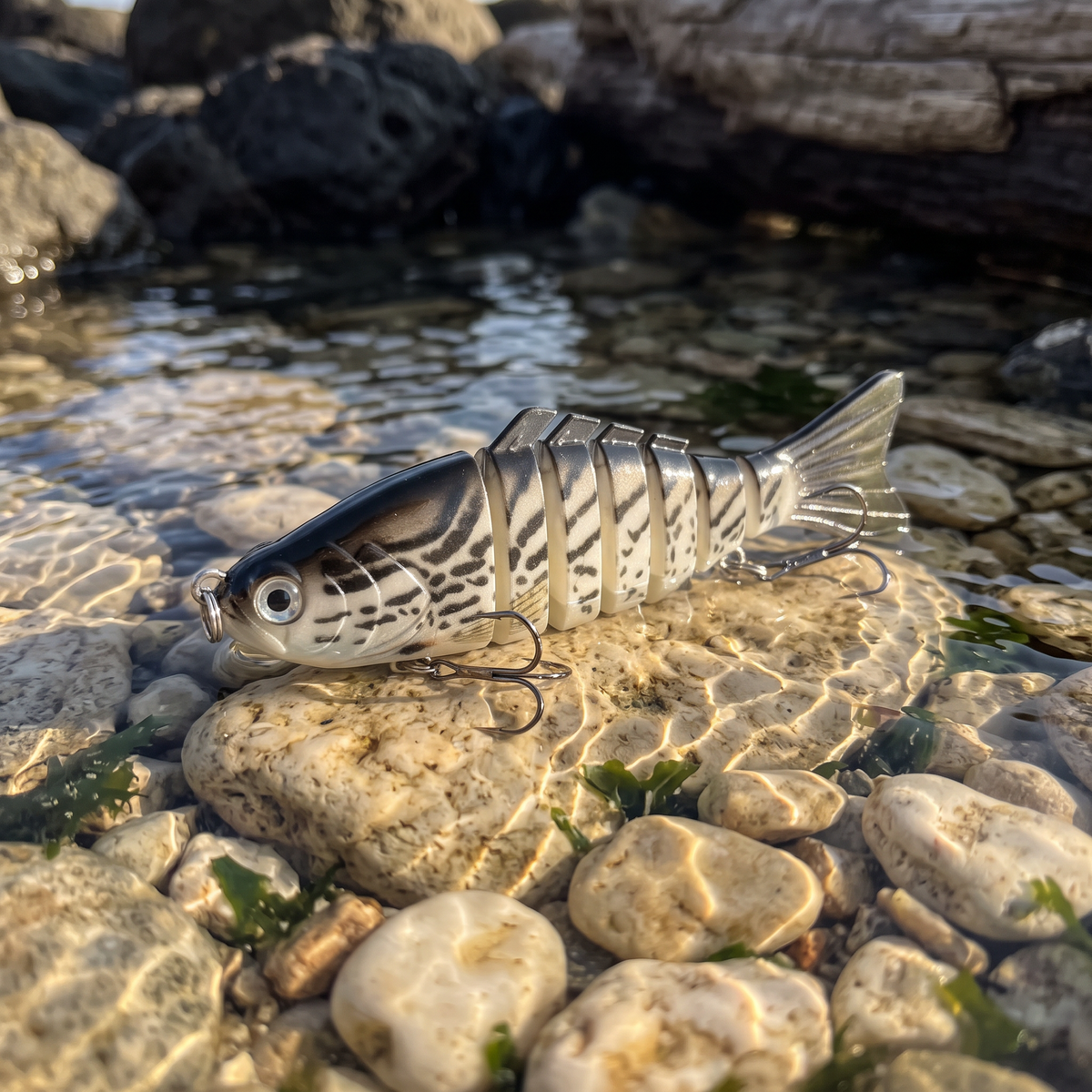 7-Segment Fishing Lure – Multi-Jointed Swimbait for Bass Fishing